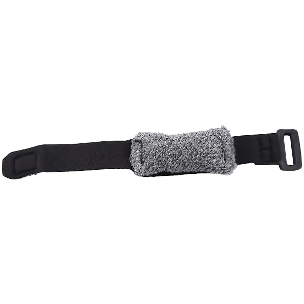 Gitarrband för strängdämpning, justerbar gitarrbalkband för gitarrbas, svart-vit