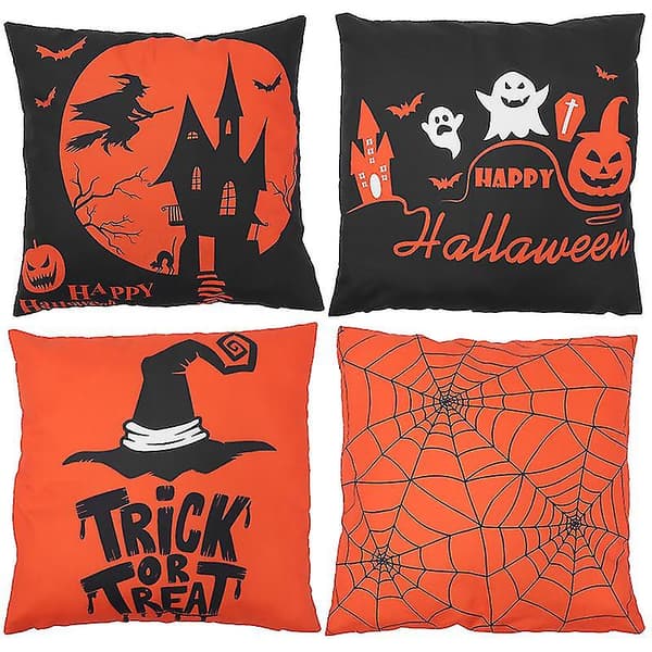 4 stk Halloween putetrekk
