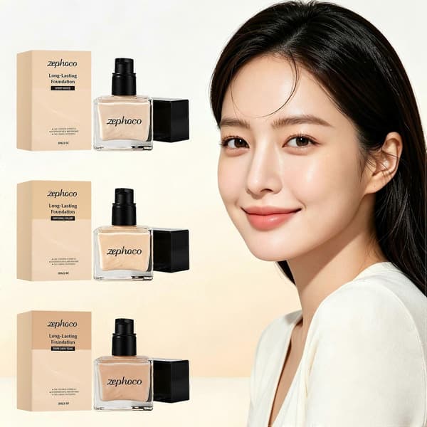 Let dækkende concealer-foundation, silkeblød tekstur, skjuler hudfejl, ansigtsmakeup-tilbehør i flere toner white 1pcs
