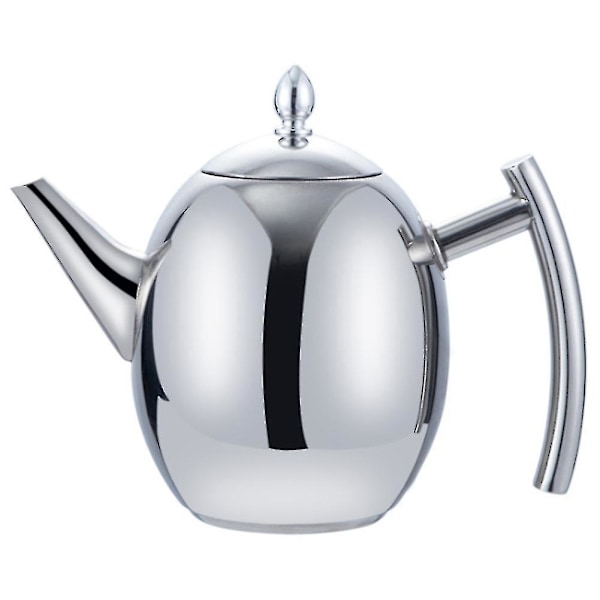 2l Stainless Steel Teapot With Tea Strainer Teapot With Tea Infuser Teaware Sets Tea Kettle Infuser Silver