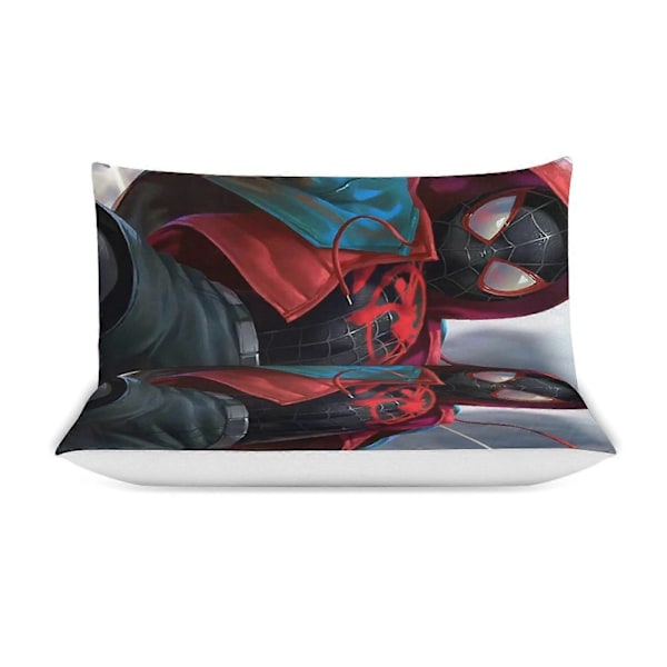 v280 Spider-Man 3-delt sengesett for enkeltseng - Inkluderer 1 enkelt dyne og 2 putetrekk - Falmebestandig mikrofiber - Spider io280 135x200cm 53x78in