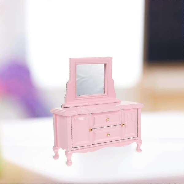 Miniature Møbel Toilettaske Model til Dukkehus Samlere med Delikat Design 1Sæt