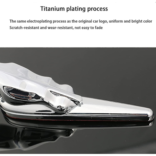 Jaguariin 3d-emblemille autoon etuajoneuvon konepellin koriste autokansi kromi kotkan merkki auton lisävarusteet