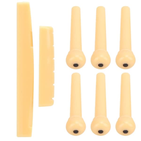 Akustisk gitarpinner, gitarbensadel, gitarbensmutter, reservedeler og verktøy 0.1