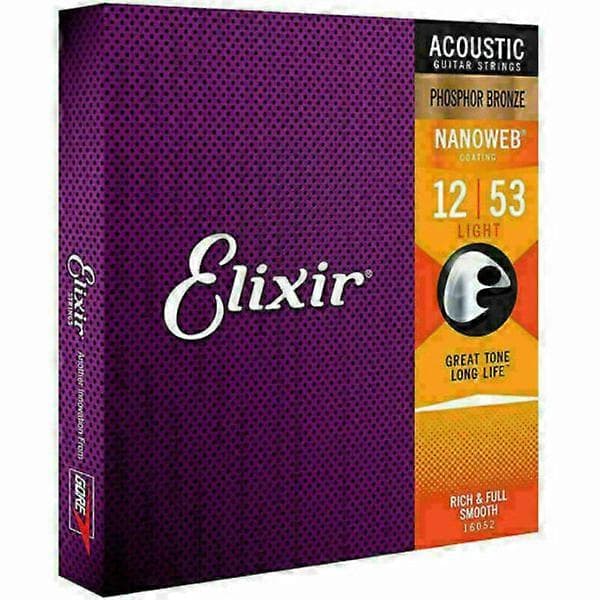 Elixir Akustiset Kitarankielet Nanoweb Phosphor Bronze Light 16052