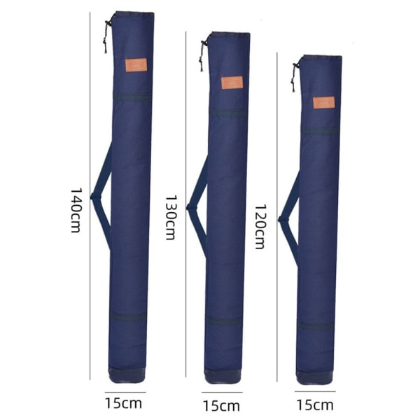 Fiskegrejs Opbevaringstaske Fiskestang Taske MØRKEBLÅ 120CM Dark Blue 120cm Dark Blue Dark Blue 120cm