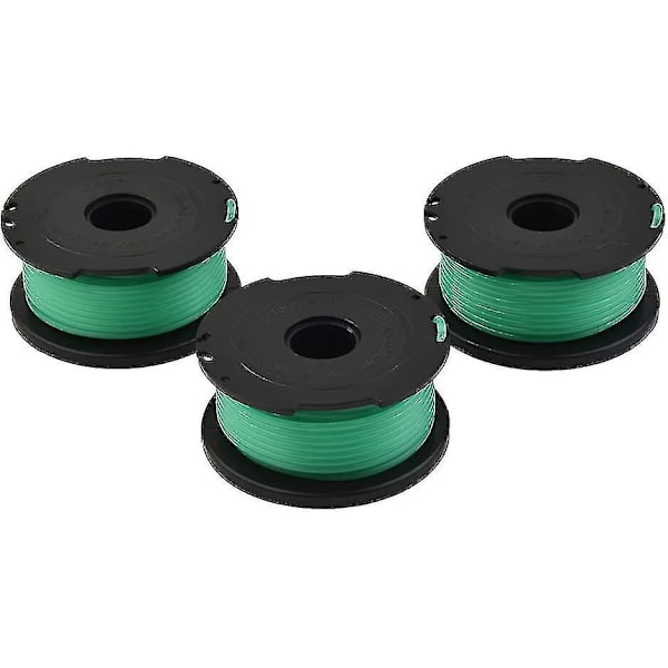 6 stk Gresstrimmer Spole Line Gressklipper Reservedel For Black & Decker Gl7033 Gl8033 Gl9035