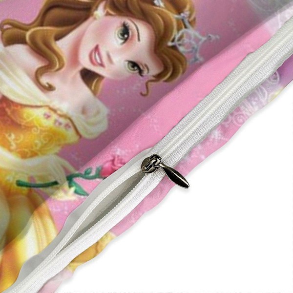 v177 Sarjakuva prinsessa 3-osainen vuodevaatesetti 1 peittopussi + 2 tyynyliinaa lapsille pojille tytöille aikuisille sarjakuva lämmin söpö muoti loma lahja hn177 200x200cm 78x78in
