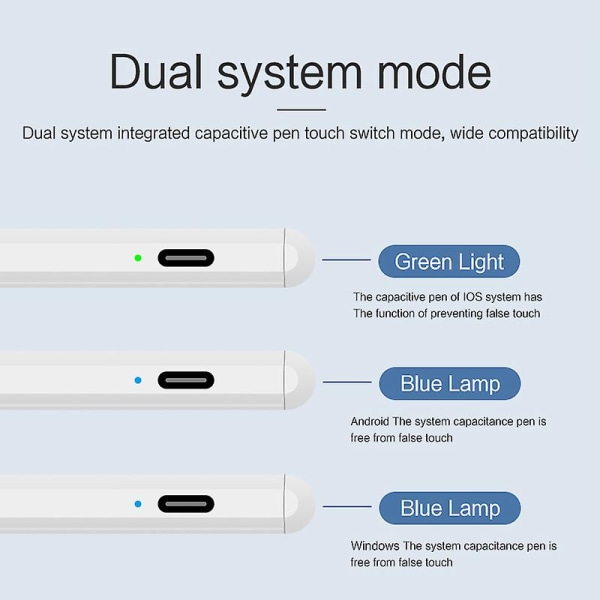 Stylus Penna För Iphone 12 11 Pro Max 8 7 Pencil Penna För Xiaomi Redmi Samsung Huawei Lenovo Mobiltelefon Stylus Screen Touch Pen