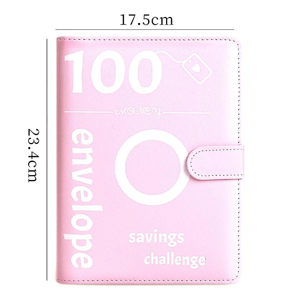 100 Konvolutter Sparepenger Utfordring Perm, A5 Spareperm Med Kontantkonvolutter For Planlegging Og Blue