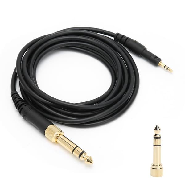 Replacement Audio Cable for Technica ATH‑M50X M40X M70X Headset 6.35mm Adapter
