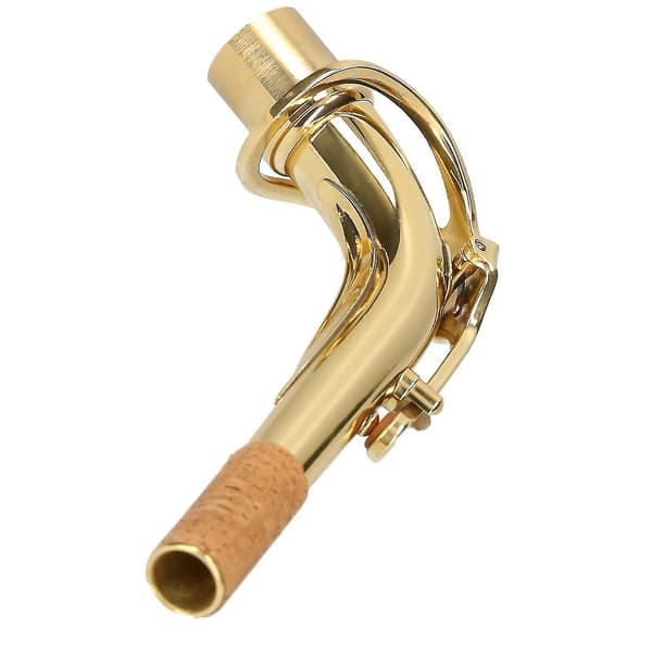 Alto Saksofon Hals Messing Bøy Hals Saks Byttedel Saks Tilbehør silver Plated with nickel