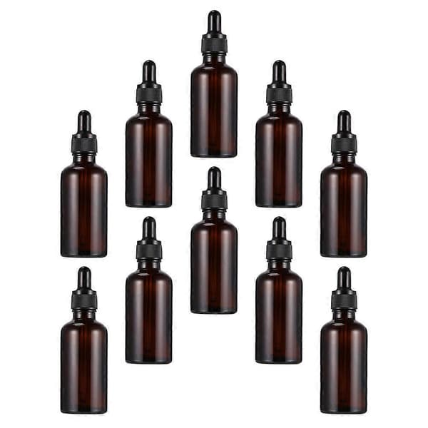 Eterisk oljeflasker kaffeglass for reise 10 stk dråpeflasker
