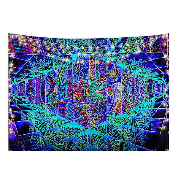 3D rymd trippy gobeläng psykedelisk väggbonad sängöverkast rum heminredning