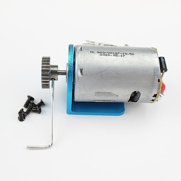 540 Børstet motor med monteringsbase for Wltoys A959-B A959B A969-B A979-B K929-B 1/18 RC bil oppgradering