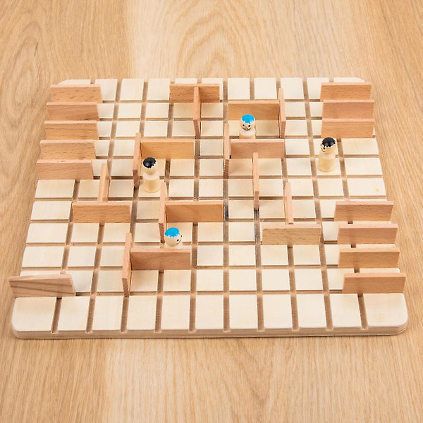Quoridor brætspil puslespil legetøj to-personers sjovt forældre-barn interaktionsspil jagt og aflytning kampspil gaver Quoridor Board Game
