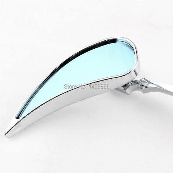 KROM DRÅPFORMADE BACKSPEGLAR PASSAR HONDA REBEL 250 SHADOW 600 750 VTX VT