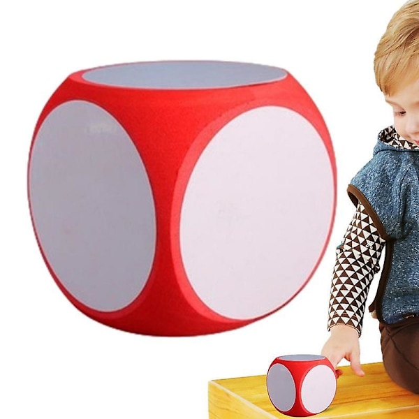 Stora skumgummitärningar Berättartärningar för barn Aktivitetstärningar Barns leksaker Klassrumsundervisningshjälpmedel Diy Making Teamwork Props För Green