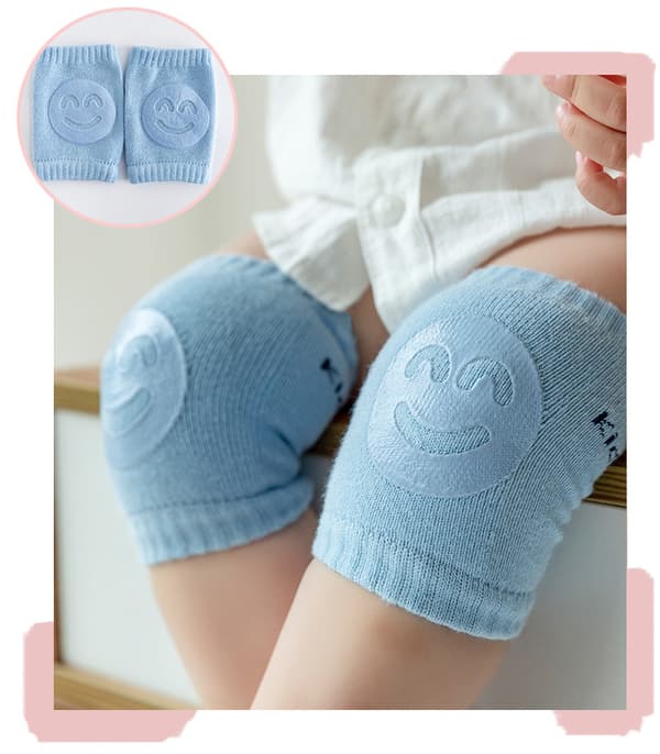 Babyknäskydd - 1 par - Blå