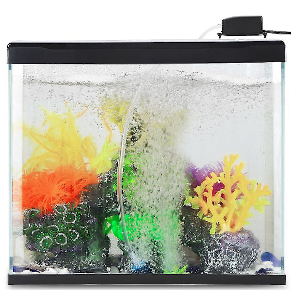Akvarie Lydløs Luftpumpe, Mini Oxygen Luftpumpe, 1.5w Lydløs Mini Luftpumpe Til 1l-50l Akvarium, Luftpumpe Med Boble Oxygen Sten