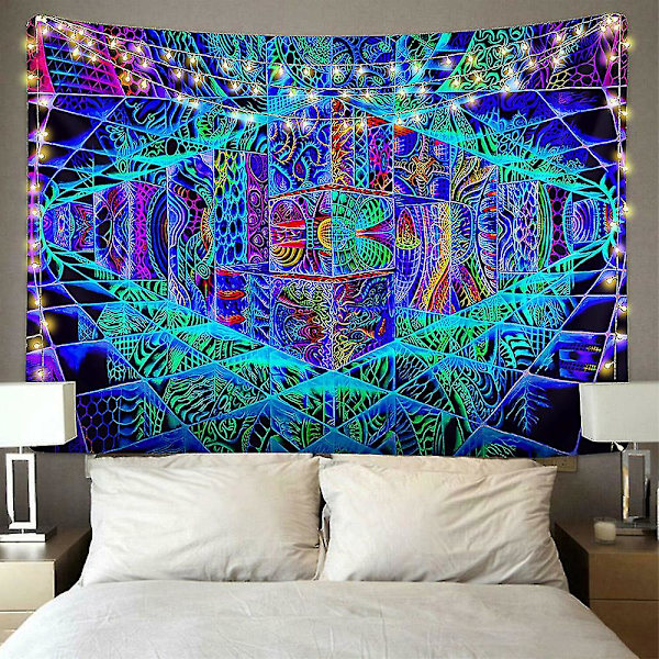 3D rymd trippy gobeläng psykedelisk väggbonad sängöverkast rum heminredning
