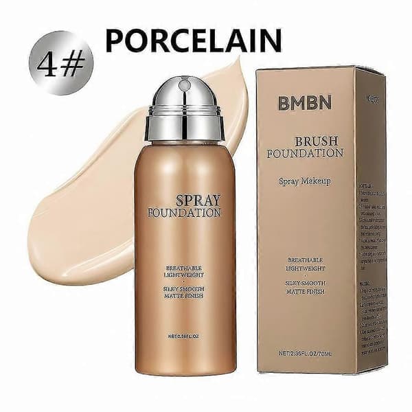 BMBN Foundation Spray, Vattentät, Svettresistent, Långvarig Concealer 70ml 4