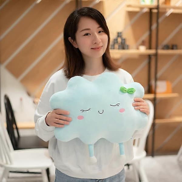 Cartoon Pillow Sun Cloud Pillow Soft Car Pillow Stuffed Plush Toy Creative Home Decor Blue Cloud M Blue Cloud Blue Cloud M