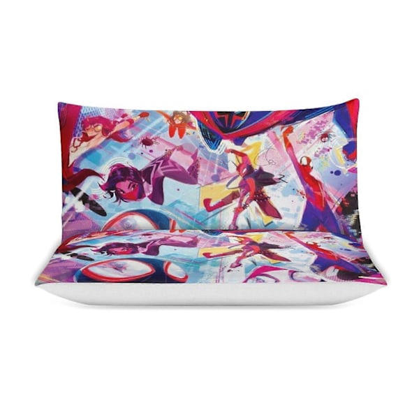 v874 Spider-Man 3-delat Bäddset för Enkelsäng - Inkluderar 1 Enkelt Täcke och 2 Örngott - Färgbeständig Mikrofiber - Spider io874 200x200cm 78x78in