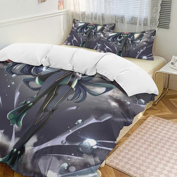 v723 My Hero Academia Anime 3-delt Twin Sengesæt Fade-Resistant Microfiber io723 135x200cm 53x78in