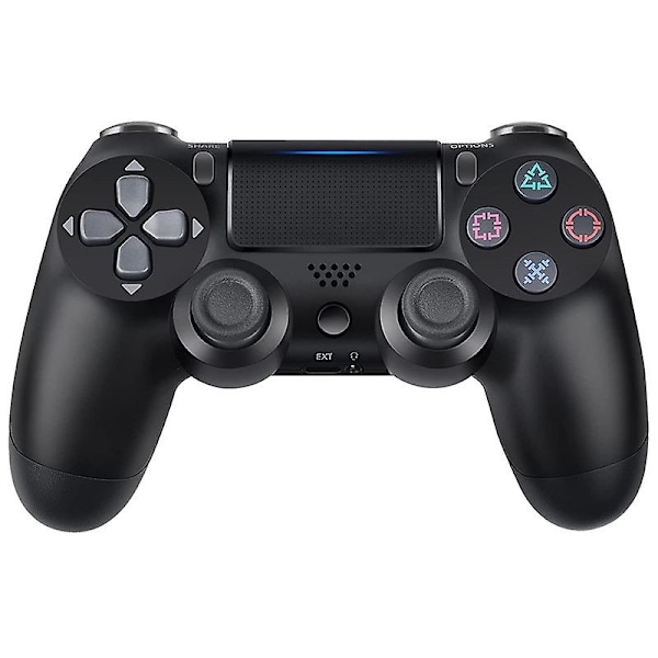 Virallinen Ps4 Dualshock 4 -ohjain, langaton, ladattava akku, Bluetooth, väri: Jet Black