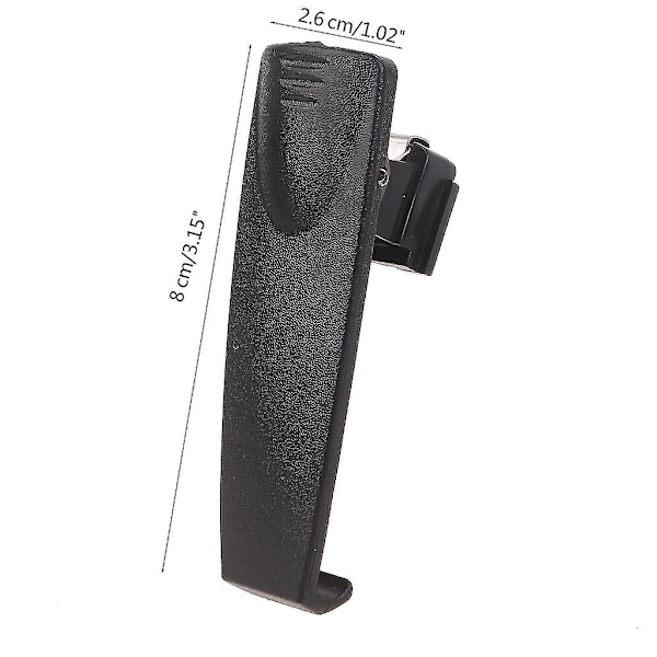 Walkie Talkie Belteklips for Sepura Stp8000 Stp8038 Stp8035 Stp8040 Stp9000 Toveisradio Plastklips [xh]