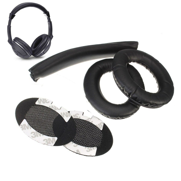 Udskiftningspuder Ørepuder Ørekopper Pandebånd til Bose Quietcomfort Qc15 Qc2 hovedtelefoner Style 1