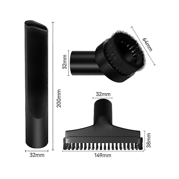 Støvsugertilbehør Støvsugerbørsteadapter: 32/35mm Universal Støvsuger Fem-l