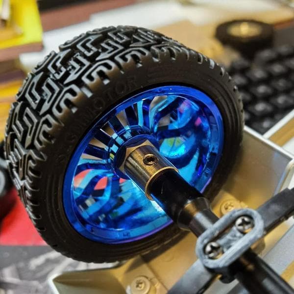 5 mm - 12 mm pyörännavan jatkoadapterikytkin Wpl D12 Rc -autotarvikkeelle