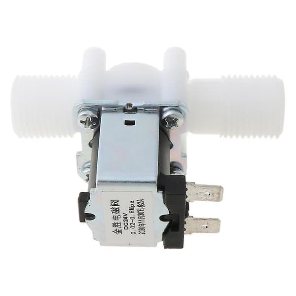 Elektrisk magnetventil Magnet N/c Vand Luft Indløb Flow Switch 1/2\" Dc 24v