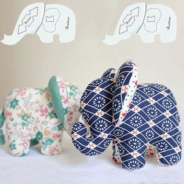 Suloinen norsu sisustuselementin kaava, ompelukaavat aloittelijoille, ohjeilla, ompelukaavat DIY-lahjat 12inch