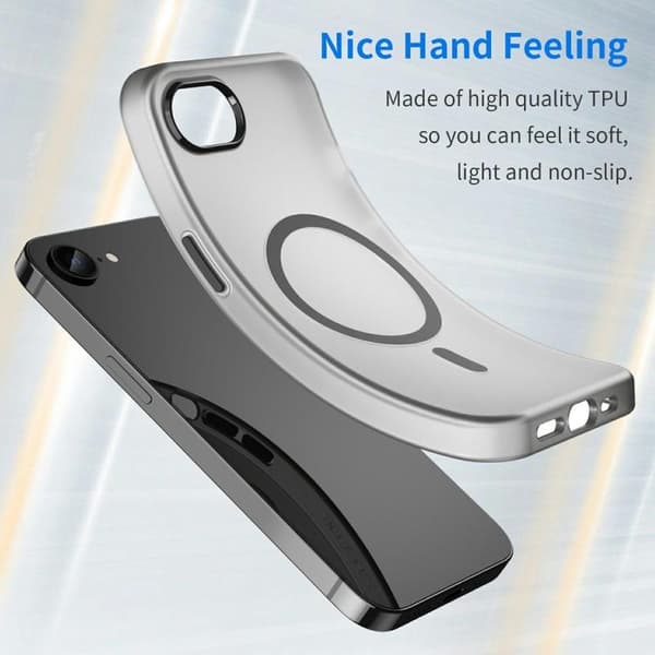 iPhone 16e Deksel MagSafe Slim Matt Svart 40