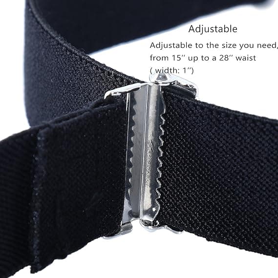 4 STK Justerbart Magnetisk Belte for Gutter - Elastisk Belte med Enkel Magnetisk Spenne