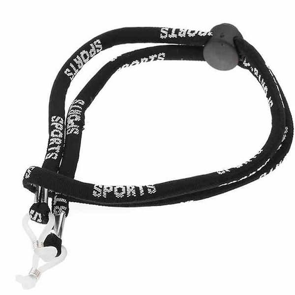 Brillerem Stropper Ledning Justerbar Spenne Lett For Menn Kvinner Black