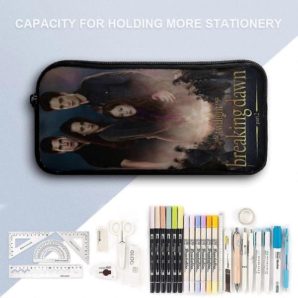 Twilight Saga Backpack Set Cartoon Backpacks with Pencil Case and Lunch Bag Lunchbox