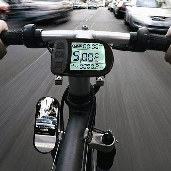KT- LCD3 Display Holder Beslag Elektrisk Cykel System Display Beslag til Ebike KT Kunteng LCD 3 Black