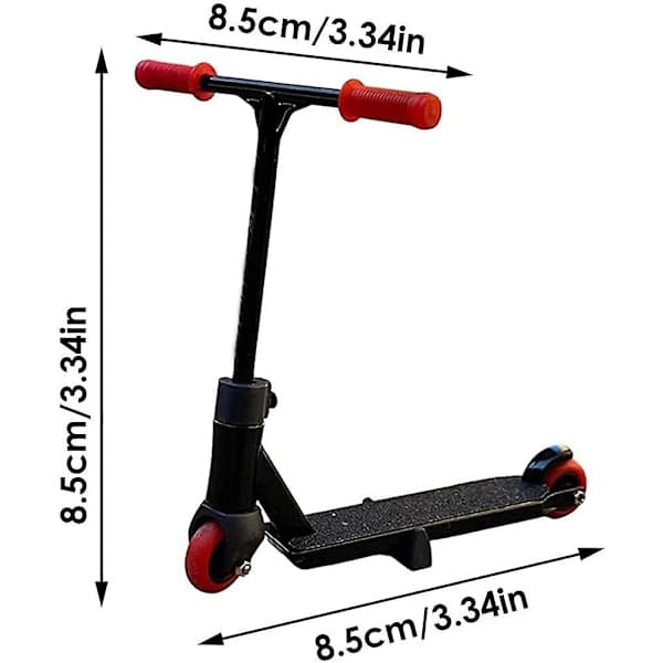 9-delt skatepark-sæt til fingerboard, mini finger skateboard og rampe