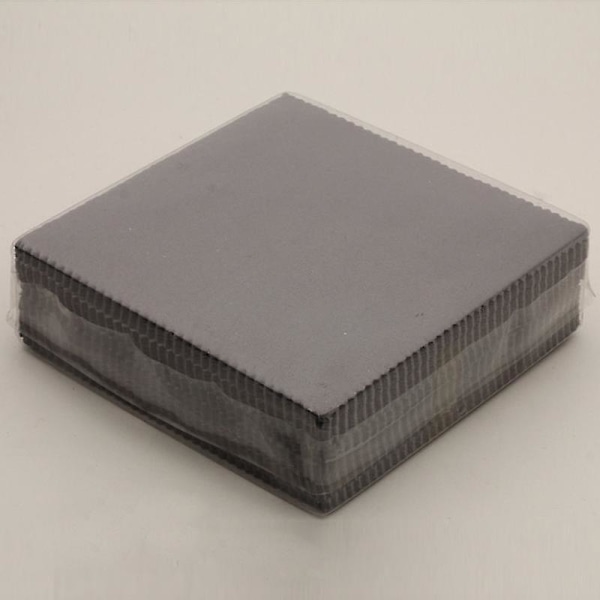 Fiber Display Rengjøringsklut 19x20 cm i grått, for alle smarttelefoner og nettbrett - Displayklut Rengjør - Skjermklut Gray