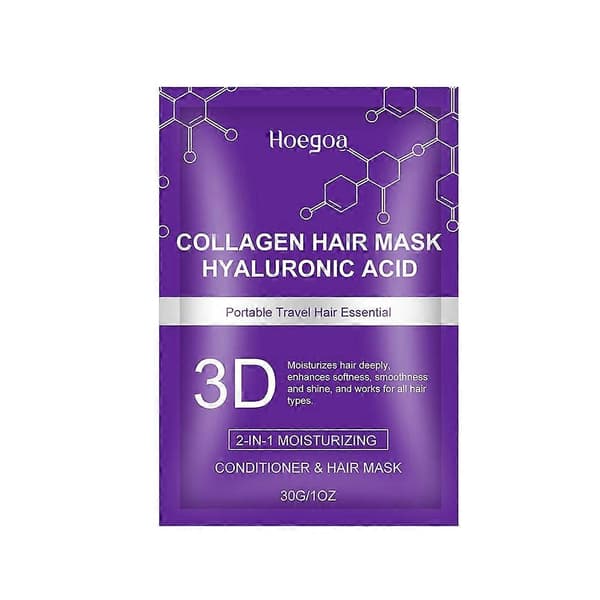 Kollageeni-hyaluronihappo-hiusnaamiopussit - 30g