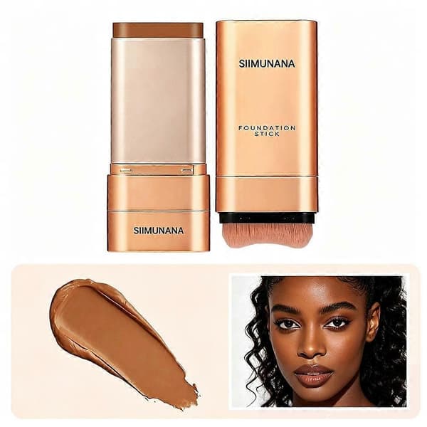 Foundation Stick Full Coverage Concealer Långvarig Vattentät Kontur DEEP COOL 1pcs