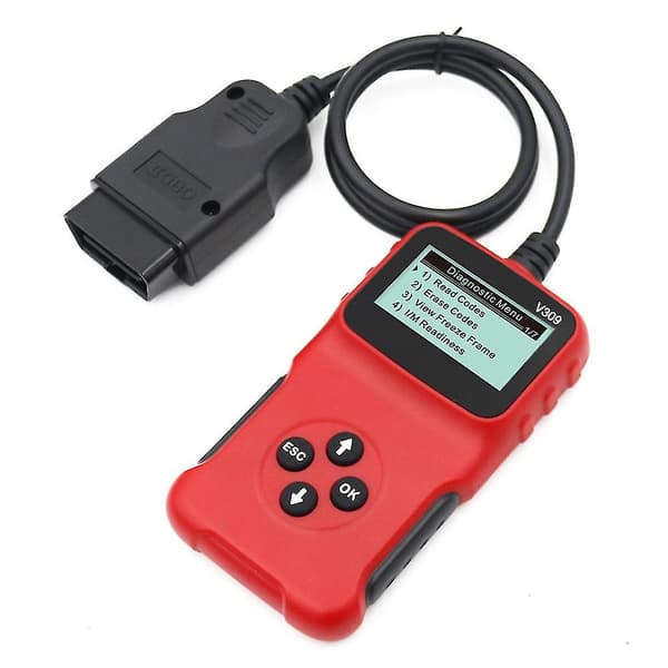 V309 Bil Auto Fejldiagnose ner Obd Obd2 Elm327 Kode Læser Check Værktøj
