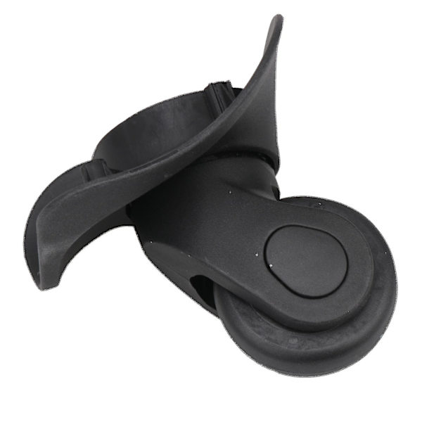 1 par sorte kufferthjul 360 graders drejehjul 91x107x49mm - Bqlzr