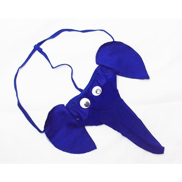 Herr Novelty Elefant G-string Trosor Thongs Underkläder Kalsonger Lingerie Flerfärgad Valfritt blue