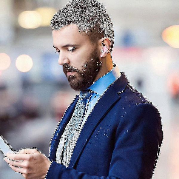 Crystal Pods Trådløse Ørepropper Vanntett Led Digital Etui Støyreduserende Bluetooth Sports Hodesett Trenings Hodetelefoner