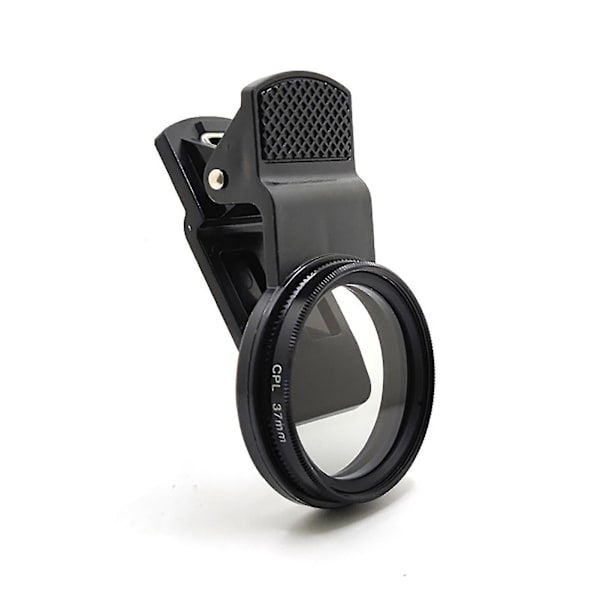 37mm Cpl Mobiltelefon Polariser Universal Clip-On Cirkelpolariserfilter Til Fjern Reflektioner